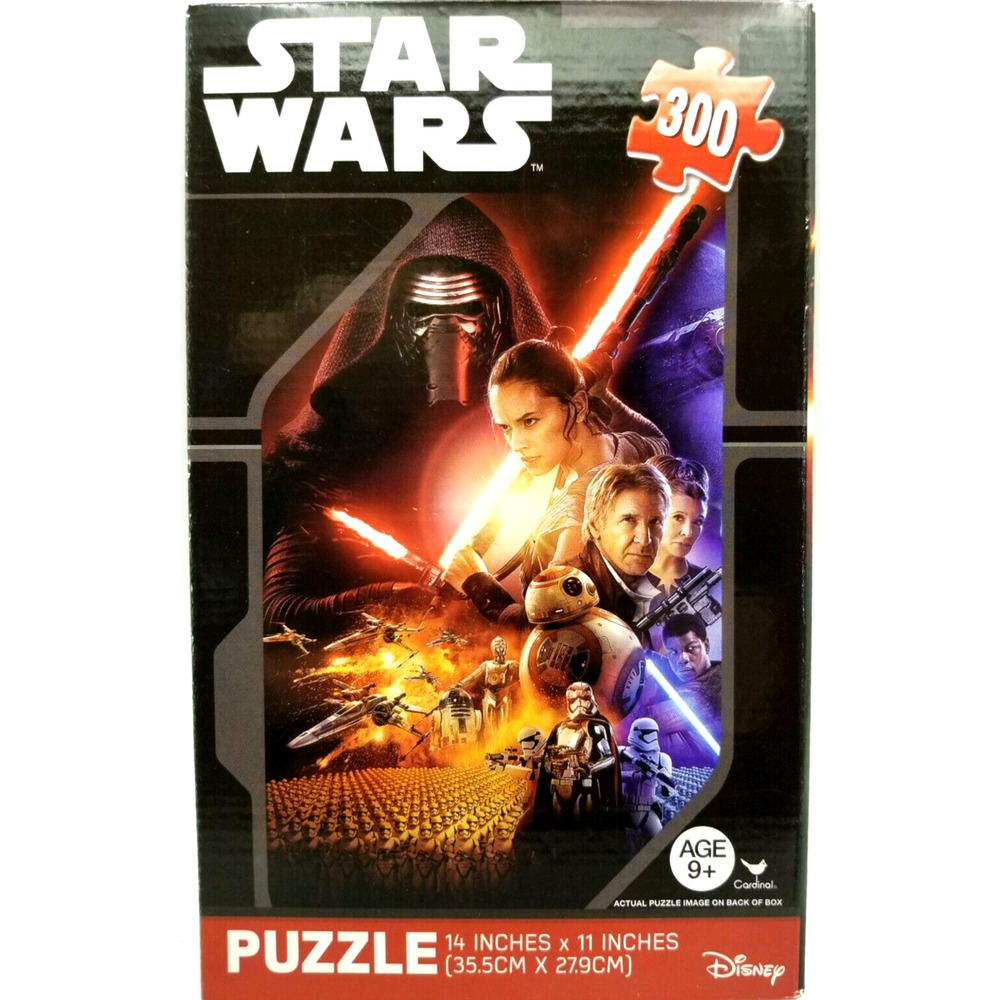 STAR WARS Puzzle The Force Awakens Disney 300-Piece Jigsaw 14x11" NEW